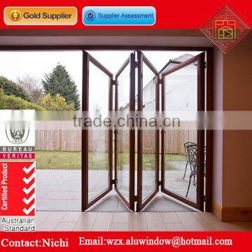 Modern ouse design glass patio Aluminum Bi fold Doors