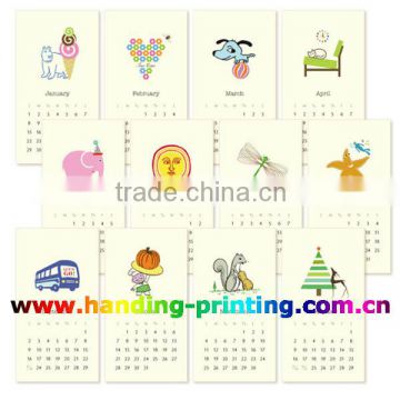 Supply Customed Pocket Calendar Printing