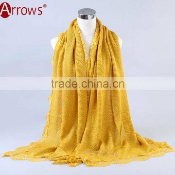 Cheap Price Gray Lace and Shiny Crystal Sequin Fashion Scarves for Women photo-2