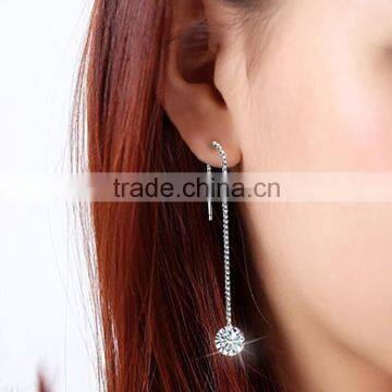 Big Imitation Diamond Fashion Earring Jewellery Long Cartilage Earrings Fashionable Imitation Jewelry for Women Daily Wear photo-5