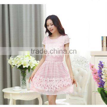 Latest Design Burn Out Lace Fabric/high Quality Polyester & Cotton Guipure Lace Fabric for Indian Wedding Dress