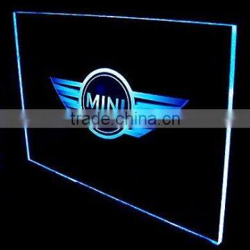 acrylic logo with LED or acrylic light sign