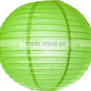 YiWu PARTYSUPPLIER Wholesale 8" 10" 12" 16" PAPER LANTERN GREEN