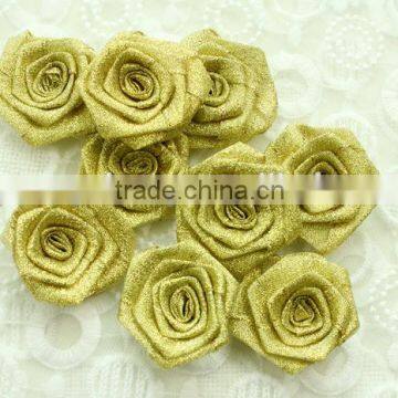 Handmade Making Artificial Silk Ribbon Flower photo-2