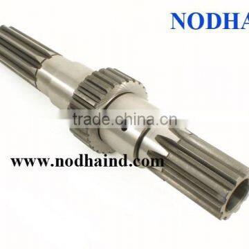 Pinion shaft, agriculture machinery shafts, spline shafts, mixer machine shafts