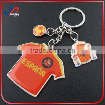 Germany football basic round button keychain