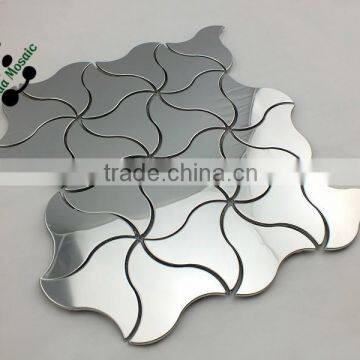 SMT02 Living Room Wall Mosaic Mosaic Tile Inlay 304 Stainless Steel Mosaics photo-4