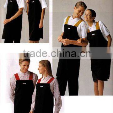 HOT selled 65%35%polycotton restaurant apron uniform