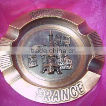 antique metal souvenir ashtray/metal ashtray /antique metal ashtray