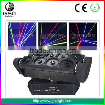 Pro Excellent Christmas Dmx512 Rotation Colorful stage spider beam laser moving head light,christmas projector laser light show