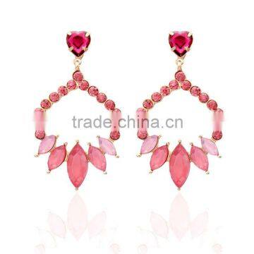 Pretty Steps wholesale crystal chandelier earrings jewelry supplier china