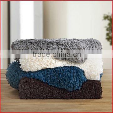 Hot selling Shaggy Faux Fur Supersoft Ultra Plush Decorative Throw Blanket