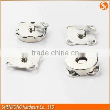 Heart Round Square Flower Shape 10mm Magentic Button Snap With Neodymium photo-5