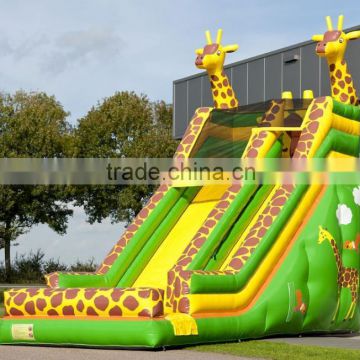 Hola yellow inflatable slide/custom inflatable slide for sale