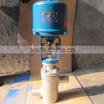 ss316 welded with handle control valve with electric