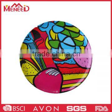 High grade colorful 100% food grade melamine plate