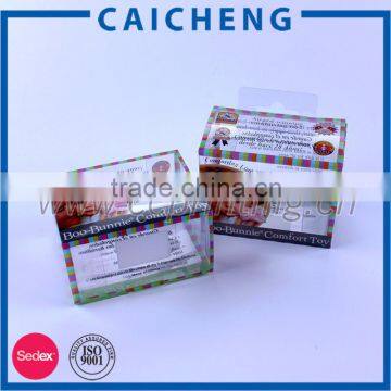 Custom Printed PVC Rigid Clear Plastic Package Box