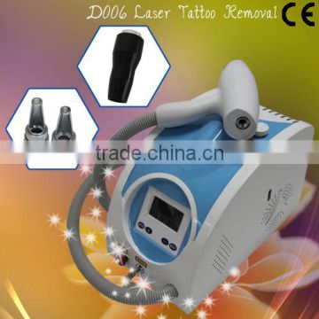 2016 Hottest Frozen feeling!! portable tattoo removal q switch nd yag laser