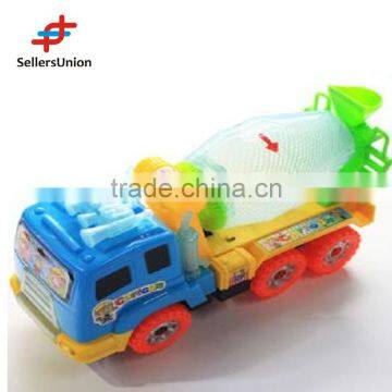 No.1 Yiwu Commission Agent Remote Control Electric Toy Car Motors Mini Engineering Cementing Truck Toys With Lights 21.5*10*7CM