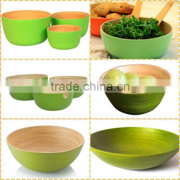 Green Salad Bowl with nice design (july@exporttop.com)