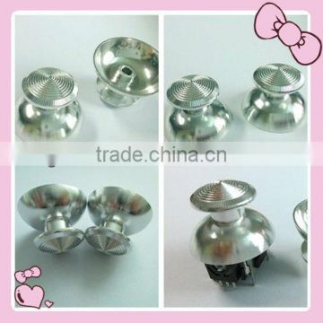 For PS3 2 pcs Metal Chrome Silver Thumbstick Replacement Thumb Stick Cap Silver--Chrome Silver