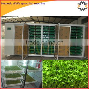 Neweek combine heating tube hydroponic wheat corn alfalfa sprouting machine