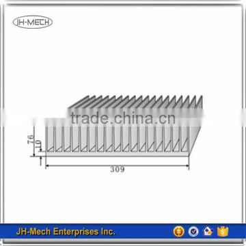 Aluminum 6063 comb heat sink with ready mold