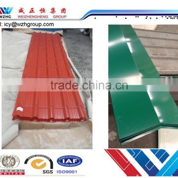 hot rolled galvanized corrugated sheet color coated steel sheet on sale