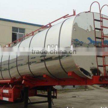 Advanced and durable stainless steel oil tanker semi trailer