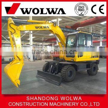 China Wolwa 10t DLS100-9A Wheel Shovel Excavator