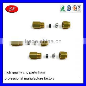 Custom Brass Bar With Thread Cnc Turning Part Metal Smoking Parts photo-2
