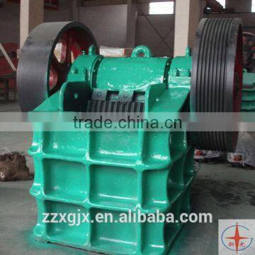 High capacity stone jaw crusher