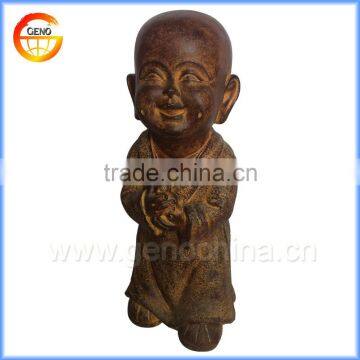 outdoor little stoneware buddha for garden decor