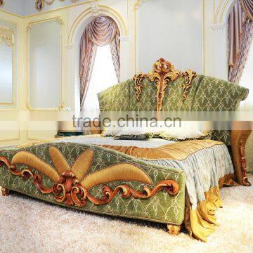 New Design French Rococo Bedroom Furniture Wooden Carving Dressing Makeup Table With Mirror/ Elegant Vanity Dresser Table Set photo-4