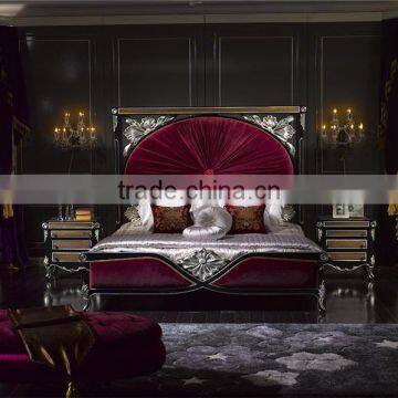 Individual Rose Designed Concept Bedroom Set, Elegant Antique Bed Set