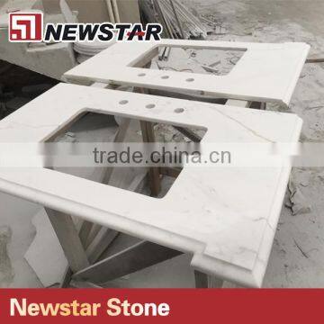 Good Polished Snow White Marble White Stone For Marble Countertop photo-3