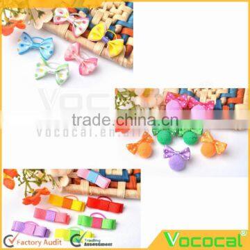 20 PCS Pet Hair Bows Hair Band Dog Puppy Cat Grooming Accessories Random Color and Style photo-3