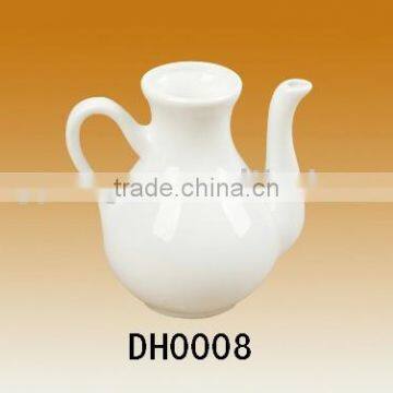 White Ceramic Vinegar Pot photo-2