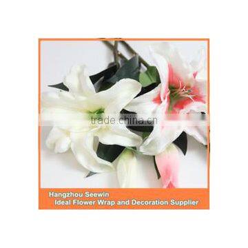 Wedding decoration china cheap artificial lily flowers