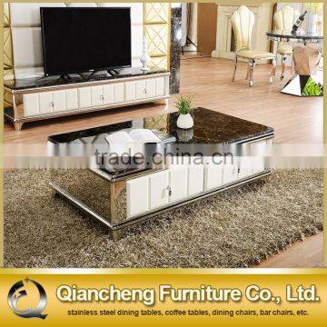 High Gloss Modern Design New Marble Center Table Coffee Table photo-4