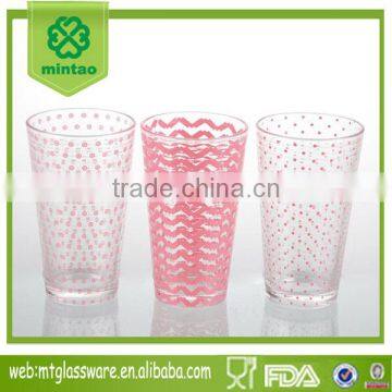 high quality 3geometric figure water glass set drinking set dinner set