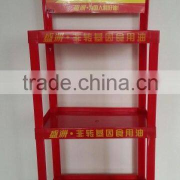 Plastic Shelf Display Stand for bottles