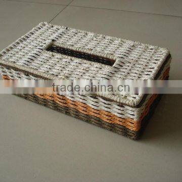 fashin creative tissue box made by paper string(manufacture)