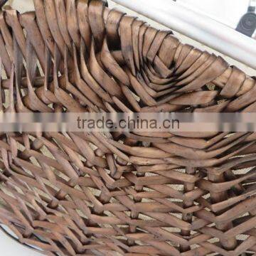 Large Size Willow Shopping Basket With Handles photo-6