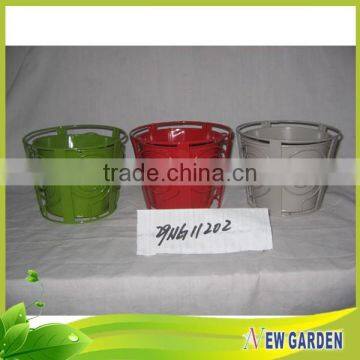 Beautiful Outdoor Garden Supply Metal Hanging Flower Pot Stand photo-5