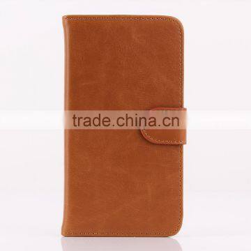 High Quality Crazy-horse PU Card Bumper/pocket Cell Phone Case for HTC photo-3