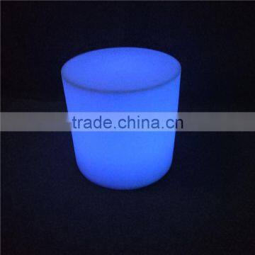 Fancy Hot Sale RGB Lighted Up LED Funny Round Bar Stool for Tables for Decoration for Sale photo-4