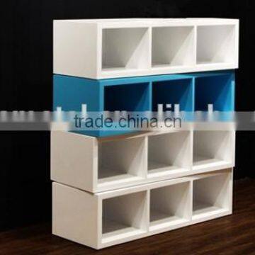 wooden clothing Display cabinet for wall system