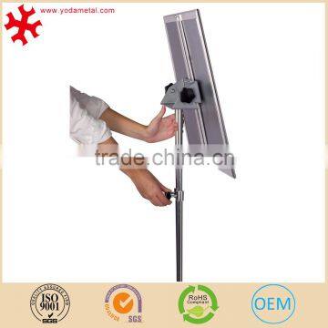 Adjustable Height Tilting Metal Poster Display Stand With Snap Frame photo-4