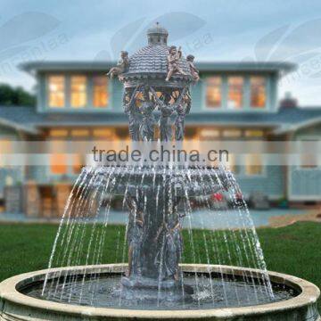 2015 Hot Sale Mordern Home Decor Bronze Outside Water Fountain photo-2